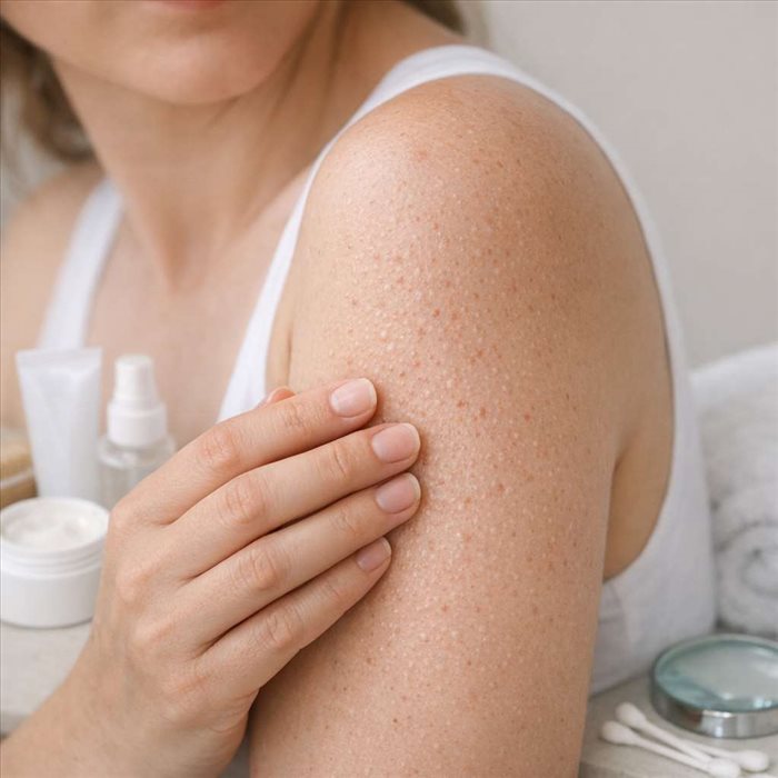 Hyperkératose folliculaire : causes, signes et soins de la peau