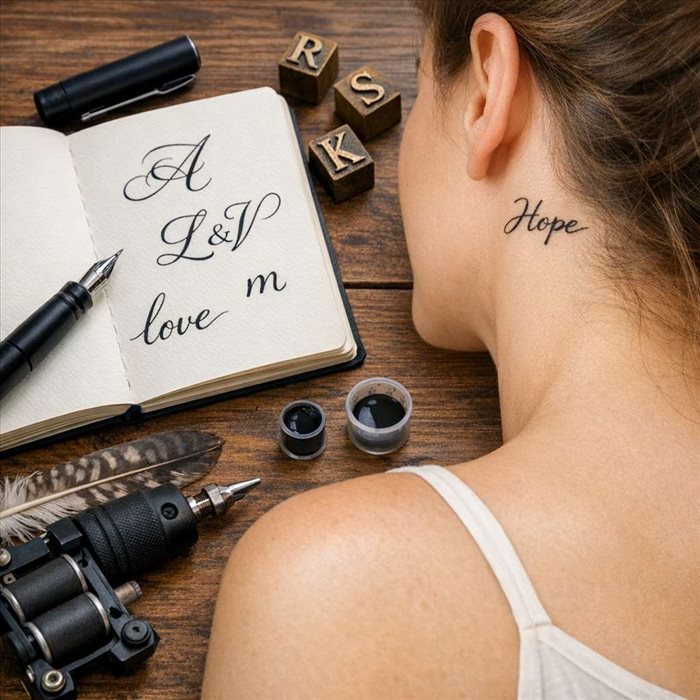 Tatouage lettre : idées d’inspiration pour un choix unique