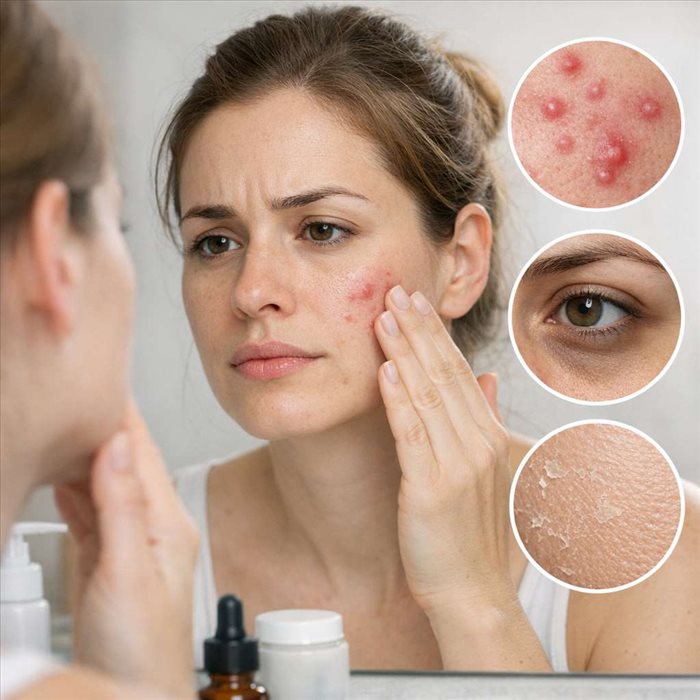 Peau du visage chez la femme : quels problèmes sont fréquents ?