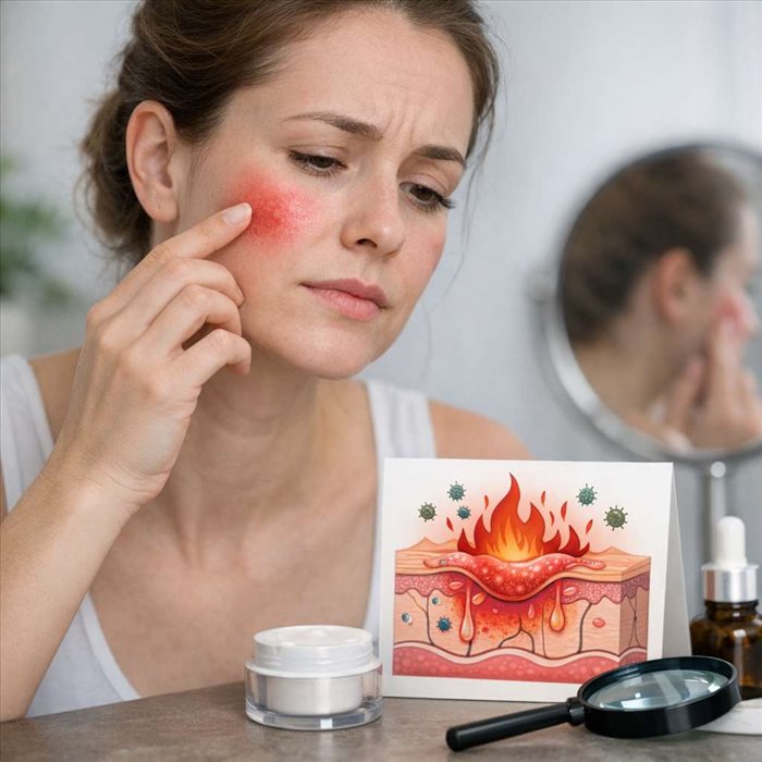 Pourquoi la peau s’inflamme-t-elle ? Causes et solutions | Guide