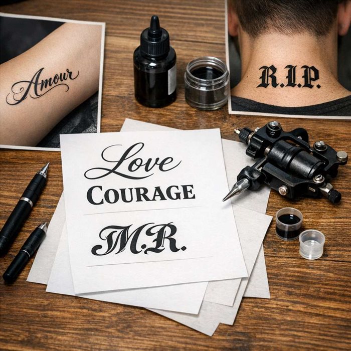 Tatouage lettre : quel style choisir pour un rendu réussi ?