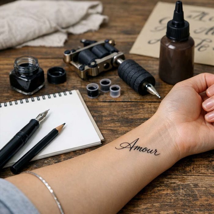 Prix d’un tatouage lettre : tarifs, critères et conseils