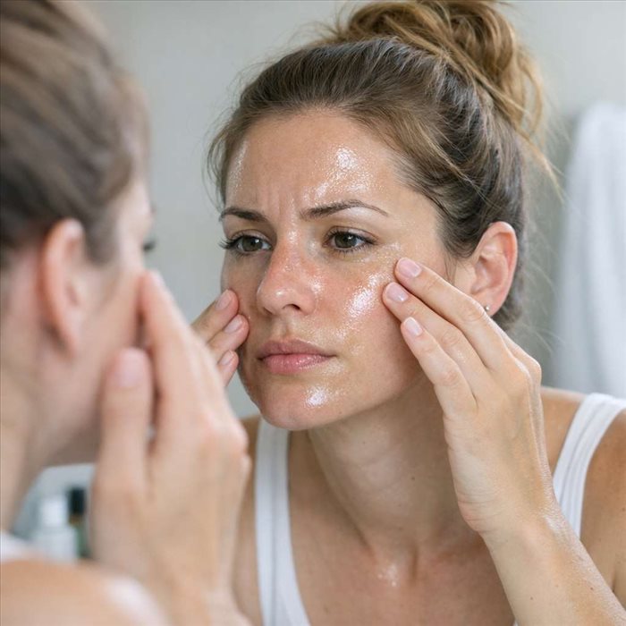 Peau grasse chez la femme : causes, erreurs et routine