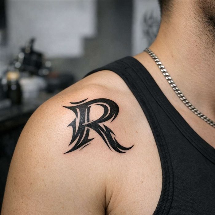 Tatouage lettre tribal : guide pour choisir le bon style 